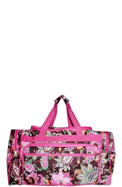 Printed Duffle Bag-FLS417/H/PK